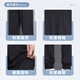 Huili pants for summer men's thin men's sports pants loose and versatile breathable ice silk men's pants gray 2XL