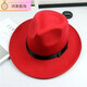 Huowen Shanghai Beach Xu Wenqiang Herren Retro Hut Big Bim Top Hut Jackson Bühnenbilder Hut Xu Wenqiang Stil - Schwarzer Erwachsener Stil 58 cm