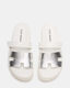 Steve Madden Girls' Mayven Sandals, White Multicolor, 3 Kids White Multicolor 3 Kids
