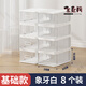Sailoto Japanese brand imported shoe box shoe storage artifact side opening household hard plastic transparent drawer type 21 medium size suitable for 90 shoe type gray 10 pieces