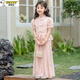 
Snoopy Girls Summer 2025 New Fashionable Big Children's Set Children's Summer New Chinese Style Girl Two-piece Set 9757 Pink Set 139 Yuan 140