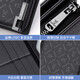 Sangji Playboy Wallet de cartera de cartas de gran capacidad para hombres Manual Card Mano Mano Mano Billetera Fashion Black 9731-0b [Capacidad mejorada]