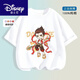 迪士尼（Disney）童装男童夏季套装2025新款敖丙衣服哪吒儿童小男孩纯棉 983HG男白短袖 120 (建议身高105-115cm)