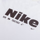 Traje deportivo de secado rápido de verano de Nike (Nike) para hombres, ropa casual de seda de seda de hielo moderna y de moda, camiseta de manga corta HV4882/blanca, Top S