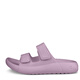 
ECCO Aibu casual slippers for men and women 2024 thick sole strap slippers Velcro sports trail Como 524104 purple-11981 37
