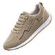 
Belle-Ta series brand broken-size men's shoes for spring 2025 new breathable light casual shoes with one foot for soft sole Forrest Gump shoes AW9902 blue cloth style one size smaller 46