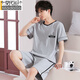 Modal Summer Cotton Pyjamas Herren kurzärmelige Shorts plus Größe mittlerer Sommer-Sommer-Dünnsty