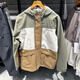 Columbia 25 Frühlings- und Sommer-Neue Columbia Herren winddichte wasserdichte Kapuze-Einschichtjacke XE4839 XE4839011 Black Grey S