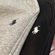 POLO SPORT American Ralph Lauren sweatpants pony embroidered men's and women's solid color all-match trousers fashion brand trendy men's and women's trousers white black label XL