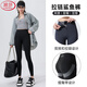 Langsha zipper tummy control shark pants for women spring and autumn new outer wear breasted leggings high waist slimming butt lift tight yoga pants