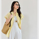 Vanciman Coton Pure Chemise à manches courtes pour femmes 2025 Été Nouveau commuter Simple Shirt Low Able