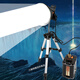 Xihuang (Xihuang) Superheller 9900 großer Kapazität Starker leichter Ladelicht Scheinwerfer Outdoor LED FISHING ERE ERE LANGE-RANGE SEECKLIGHT LICHT WUJI LICHT ALTENDE Himmel schwarz zwölf Lithiumbatterie P50 Lampe Perle Weißes Licht weiß Licht