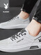 
Playboy men's shoes spring and summer new white shoes men's soft sole versatile trendy canvas shoes breathable sports and casual Z1105 khaki 39