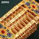 ZIPPO打火机 珐琅彩八方来财煤油防风男士官方旗舰店新年礼物 小算盘-单机版-木盒 DY9902TF