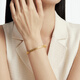Chow Tai Fooks gebrochenes Gold Armband Bracelet (Arbeitsgebühr von 1620) 56 mm ca. 18,66 g EOF1476