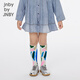
jnby by JNBY new Jiangnan cloth children's clothing socks mid-tube socks fun 25 spring boys and girls 6P3N13240 901/colorful mixed/gradient 1 pair 3-5 years old