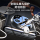 魔岩【真皮支架手带】适用华为MateX6典藏版手机壳X6折叠屏翻盖磁吸智能视窗保护皮套超薄商务男女 电镀黑(黑底)【真皮支架手带-智能皮套】 华为MateX6