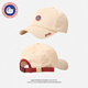 SCOTT GOOSE Baseball Cap Men and Women's Summer New Fashionable and All-matched Fashionable Sun Hat Showing Face Small Baseball Cap Women's Sun Hat Beige One Size (56-58cm)