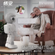Ubly wukong Robot Intelligent Nanny Intelligence artificielle AI Programmation Dancing Learning Education Livre d'images Lire Early Education Companionhip Education's's Learning's Machine Machine de compagnie Cadre Gift Boad [100 Cours de programmation pour le package anti-Fall]