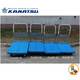 CLCEY Japanese Kanatsu flatbed trolley pulling cart folding four-wheel transport trailer PLADIA tax included price genuine 400kg/1355*650 folding handrail