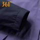 361 Yuping Technology Fleece Trench Coat Jacket 25 Autumn and Winter New Style Fleece Soft Shell Outdoor Off-Road Charge Wind Coat Women Frost White S