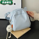 Yunluo Casual Nylon Stofftasche Frauen neue Volkswagen Schale Leicht und vielseitig große Kapazität Crossbody -Bag -Umhängetasche Schwarz mit Anhänger