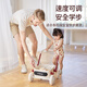 Kidpop bébé Walker Trolley Baby Walker Toy Yet Year Gift Retro Red_ [Bloc de bois massif]