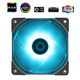 
Thermalright TL-C12015W-S Pure White 12CM ARGB Thin Fan Chassis Fan C12015L RGB Thin Fan