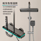 Shower full set of rain shower copper body set constant temperature intelligent digital display supercharged hand nozzle piano key JM-275 gun gray constant temperature version