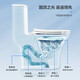 Pfeil Toilette Große Impact Jet Siphon Toilette Haushalt wassersparend und geruchssicherer kleiner Wohnung Toilette AEB12609 Jet Siphon | Ingenieursitz 300 Grubenentfernung