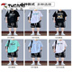
Woodpecker teenager men's handsome student trend suit summer short-sleeved T-shirt boy junior and senior high school students casual two-piece set t [695 white + shorts suit] L suggests 95-115Jin [Jin equals 0.5 kg]