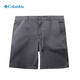 Columbia 25 spring and summer new Columbia men's outdoor breathable sports and casual shorts AE9793 011 black grey 34