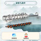 
KYODO Jingmeiduo Jiulian Primary School Students' Textbook Courseware Competition Extra Large-sized Educational Toy Luban Lock Unlocking Tutorial Standard Model [Large Jiulian 21.5cm] Improve attention