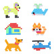 Zhiku Wasser Nebel Magie Perle Nacht Perle Spielzeug Magische Perlen glühende handgefertigte DIY -Kinder -Set -Material -Set Neue Mädchen 15 Farben 1500 Körner + 6 Farben 600 Körner Kristallperlen + [Set