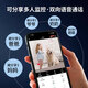 LUXVIEW(锐视威)烟雾报警高清摄像头室内可燃气探测手机远程监控家用无线监控器360度无死角带夜视全景