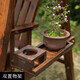 Shengxi silla de columpio al aire libre, silla de hamaca de balcón interior de la casa, patio de leisura de madera de madera de madera de madera de madera de madera sólida 699 swing blanco de madera blanca columpio