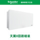 Schneider Electric Tianyi terminal distribution box 8/12/16/18/22/26/32/40/54 circuit box concealed installation Tianyi single row 8 circuit concealed installation