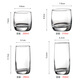 Он Jiangong Transparent Simple Glass Cup Restaurant Restaurant Sup Water Cup Tea Cup Phiskey Cup Drink Milk Cup Cup 13791 Трансланшена 200 мл-6 кусочек