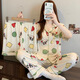 
Hanrui cartoon milk silk women's pajamas three-piece set home clothes FS*14137 170 M