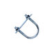 M1416 full set of galvanized extended U-shaped screws U-shaped snapshots U-shaped bolts U-shaped tube clamping telephone pole clamp 16*50*98 with pad