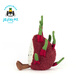 JellyCat Fun White Heart Dragon Fruit Doll Puppenpuppen -Puppenspielzeug 2025 Sommer Neues Produkt Pink One Size