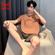 Catman (Miiow) Pajamas Men Summer 2025 Nouveau coton Pure Shorts Cartoon Teenager Boy Loose Loose Taille Vêtements à domicile 6623 Snoopy Dog [Envoyer un ensemble] 3xl [180-200jin [Jin est égal à 0,5 kg]]]