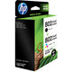 HP (HP) CARTRIDGES D'INK 802 d'origine pour HP Desktop 1050/2050/1010/1000/2000/1510 802 (noir + couleur) Double emballage / (environ 120 + 100 pages)