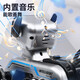 Xulin Deutsche Qualität Roboter Hund Intelligente AI-Roboter-Geste Fernsteuerung Kinderspielzeug 2025 Black Technology Achtrad Stunt Silber-Grau-Gesten-Erfassungsgriff dynamische Schall- und Licht-High-End-Doppel-Elektro-2-Sätze Lithium-Batterien