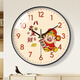 BBA wall clock living room Bafanglai Caixin Chinese creative restaurant decoration clock wall quartz clock 25cm