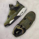 NIKE(耐克)体育AirJordanAJ军绿麂皮复古高帮篮球鞋FB-官方旗舰正品 FB9928-200 40.5