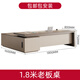 Banran light luxury boss desk and chair combination simple modern atmosphere executive desk high-end back cabinet president manager desk office furniture 1.8 meters boss desk