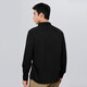 Camisa de manga larga Narkless Spring y verano Smooth Anti-Wrinking Business Camiseta 1506 Negro (sugerido tomar un tamaño más grande) 2xl