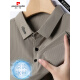 皮尔卡丹（pierre cardin）高端品牌中年爸爸冰丝夏装翻领t恤短袖休闲polo.衫新款冰丝上衣男 9196白色 M 推荐【95-115斤】