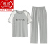 Langsha (Langsha) Kurzärmelige Frauen-Pywon-Pyjamas Set Summer Hosen Home Closer Koreaner Stil können dünner Stil von außen getragen werden